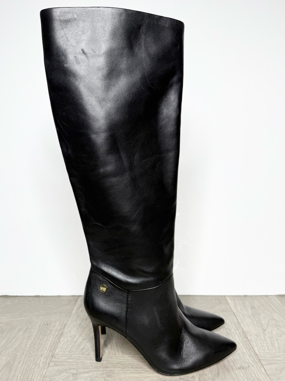 Louise et Cie Sevita Black Leather Tall Boot 5M